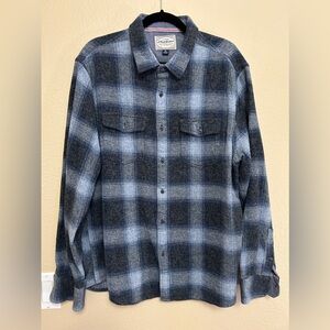 Flag & Anthem Plaid Long-Sleeve Flannel Shirt – Size XL